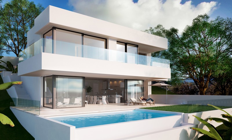 Villa contemporaine clés en main, située à l´Ouest d´Estepona