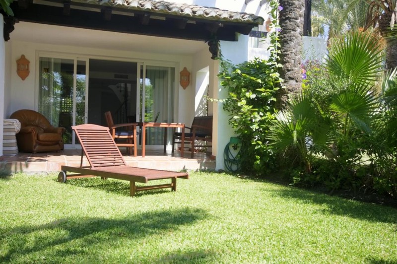private garden and terrace
