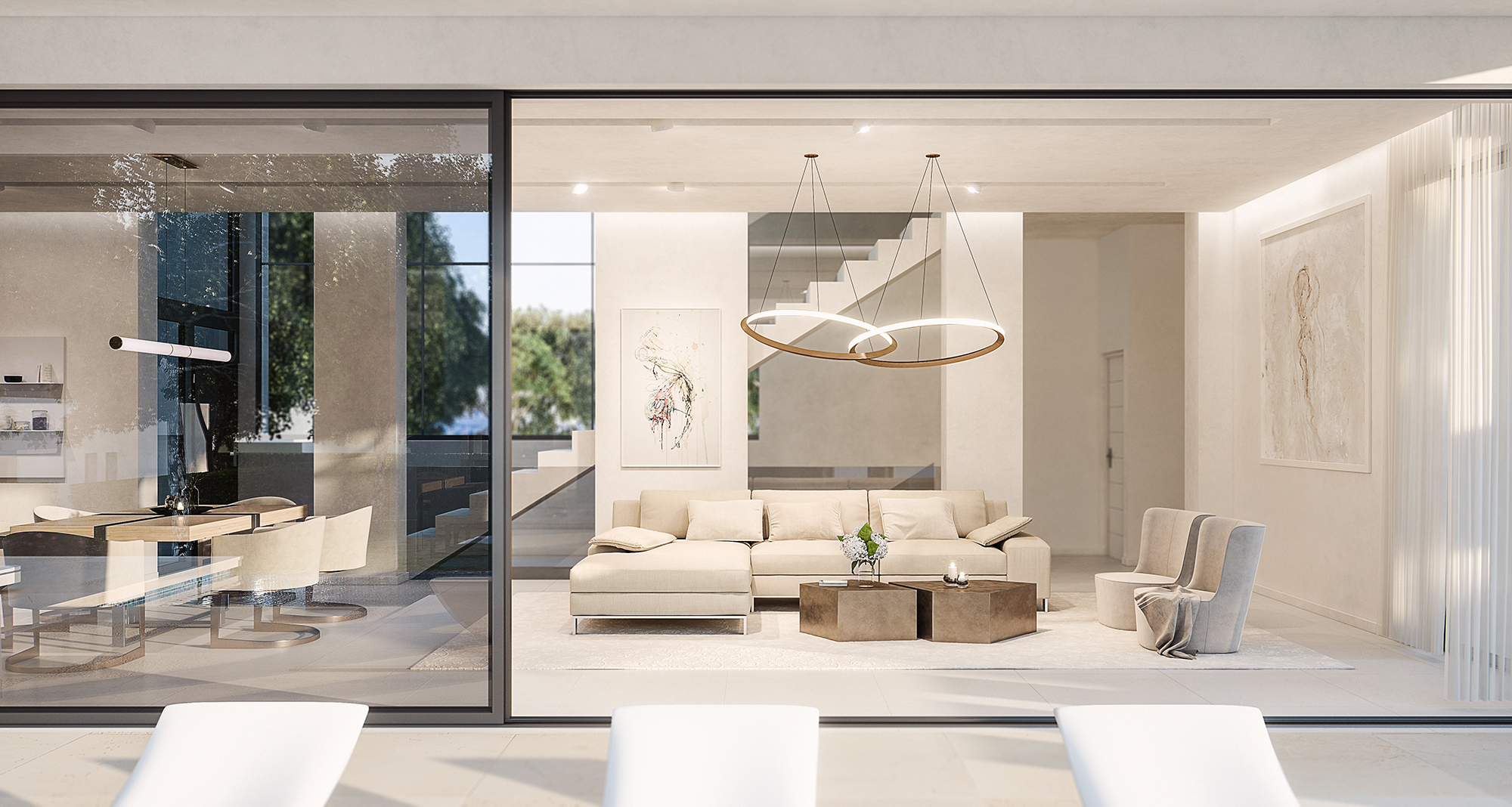 Arboleda villas living room