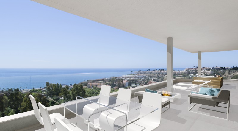 The View, Fuengirola terrace