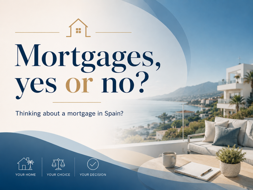 Mortgage finance article image for Costa del Sol property buyers in Spain.