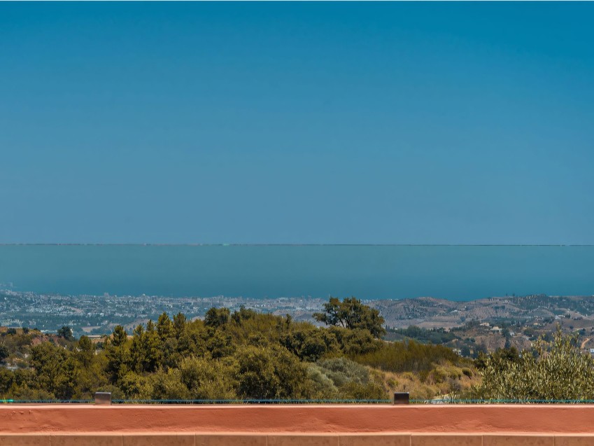 La Mairena Ausblick Raum zum Durchatmen — La Mairena bietet eine natürliche Umgebung mit weitem Blick über die Hügel bis zum Meer.