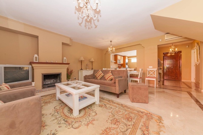 Marbella Golden Mile Townhouse living room Marbella Golden Mile Townhouse living room