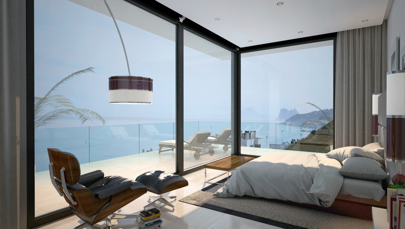 Bedroom with a view