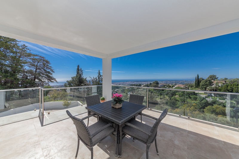 Mijas villa terrace view Mijas villa terrace view