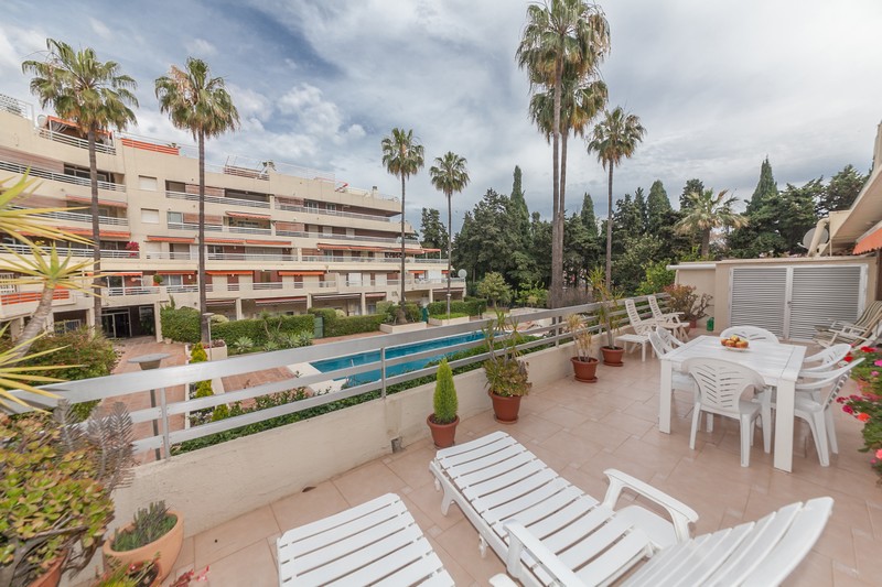 terrace view Parque Marbella terrace view Parque Marbella