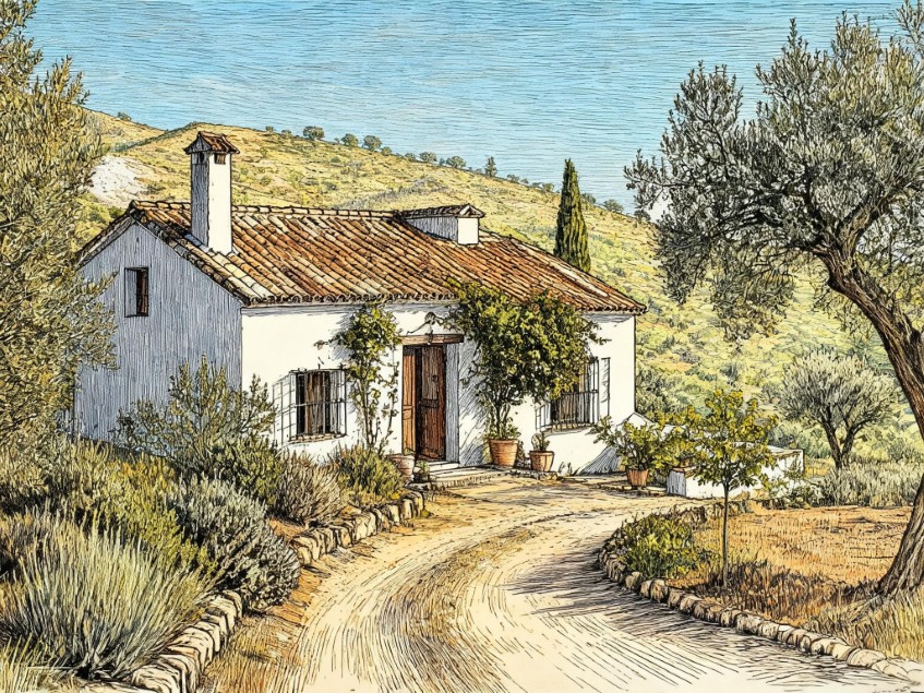 Andalusian Country Home Beautiful Andalusian country home. Does it have an AFO?
