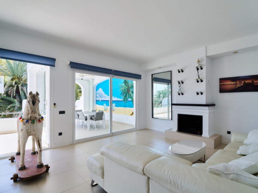 Villa familiar en Casablanca, Benalmádena con terrazas, piscina y vistas al mar. Villa de 4 dormitorios en Casablanca Benalmádena