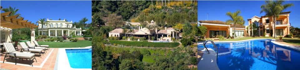 Luxury Villas for sale in the Marbella area