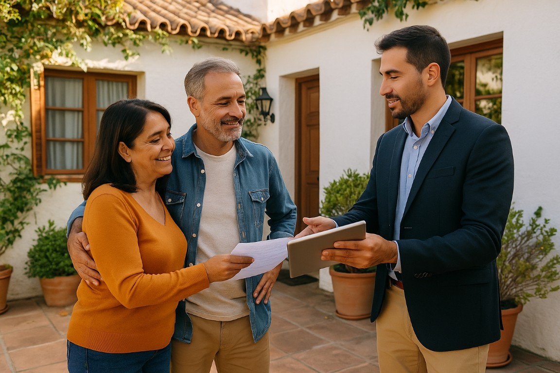 Discussion des frais de vente d'un bien immobilier en tant que résident en Espagne Résidents discutant des frais et taxes liés à la vente d'une maison en Espagne