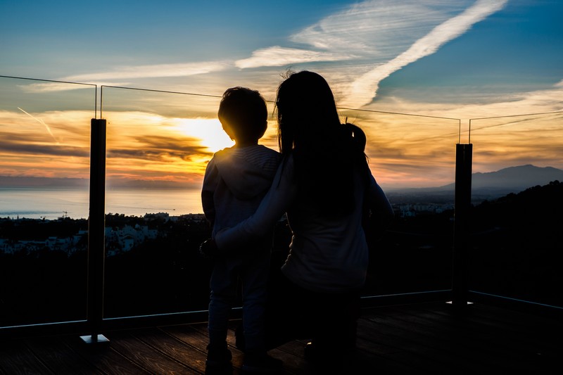La vue au soir La vue au soir