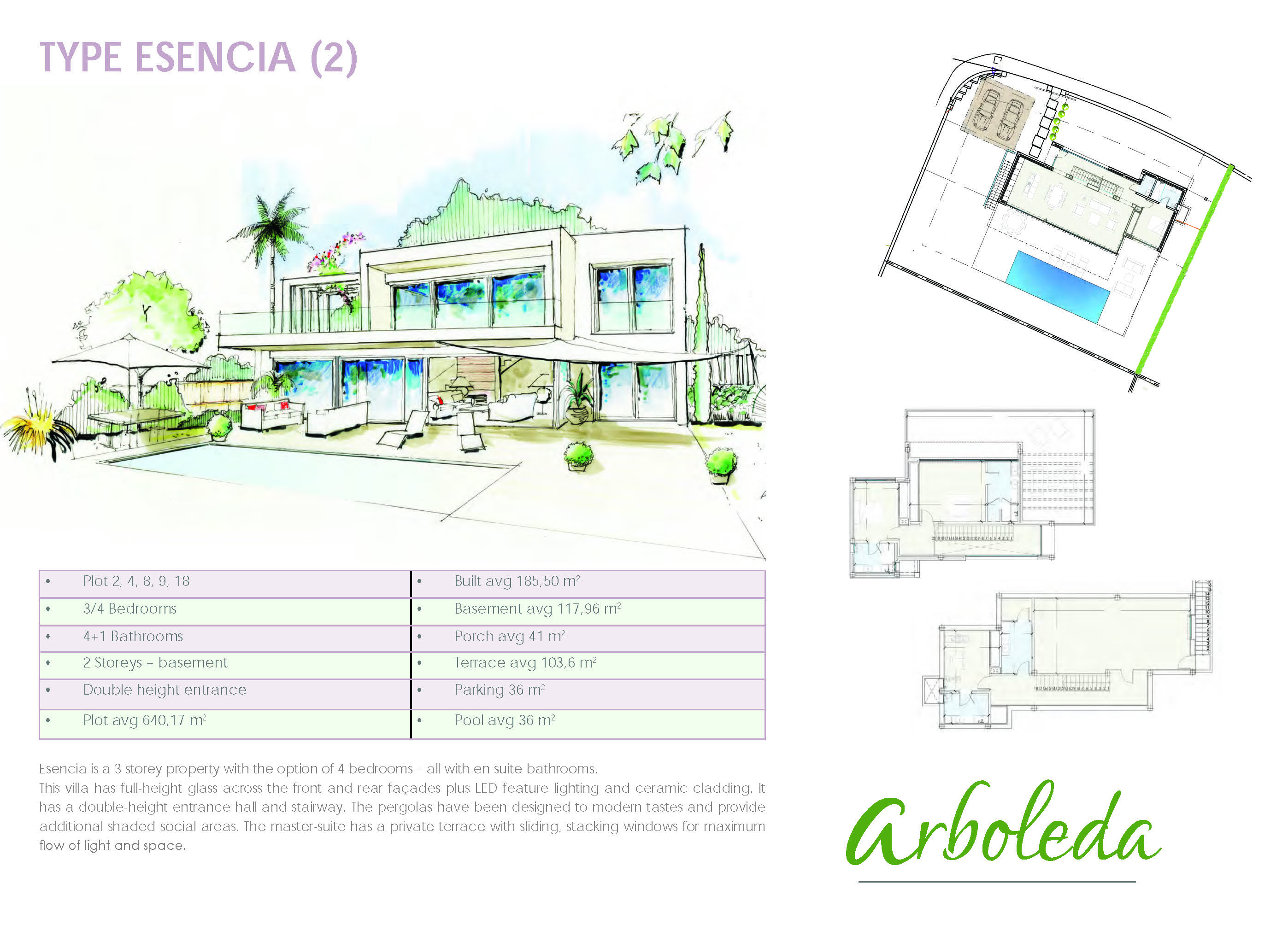 Arboleda type Esencia Arboleda type Esencia