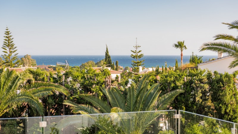 view from the Elviria villa Elviria villa view