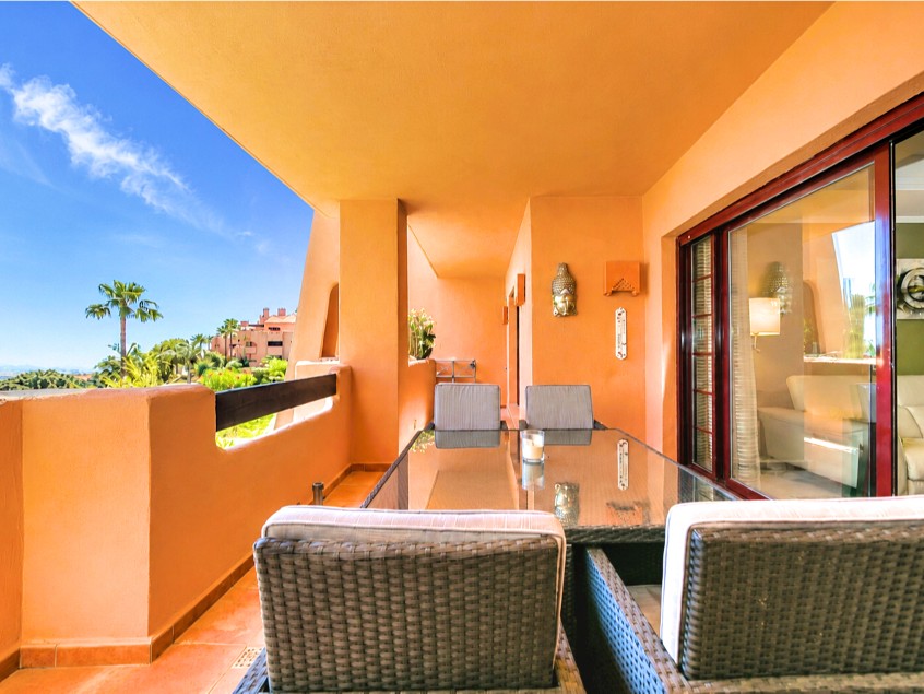 Terrasse mit freiem Ausblick Terrasse in Las Lomas del Soto mit freiem Ausblick