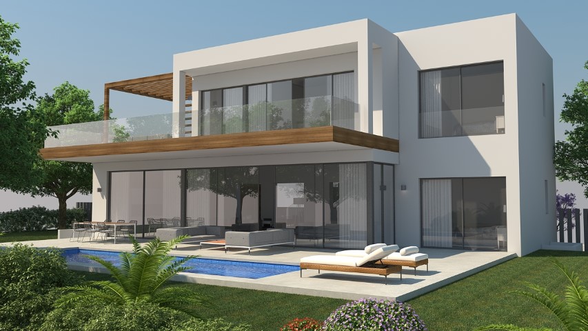 Moderne nieuwe villa's tussen Marbella en Estepona
