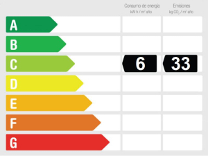Calificación Eficiencia Energética Apartamento de 3 dormitorios y 2 baños en Benahavís.