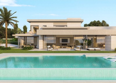 Nybyggd designvilla i Sierra Blanca, en av Marbellas mest prestigefyllda platser.