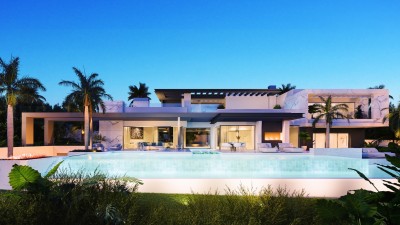 Två prestigefyllda lyxvillor under uppförande i ett vackert läge i El Paraiso, Benahavis