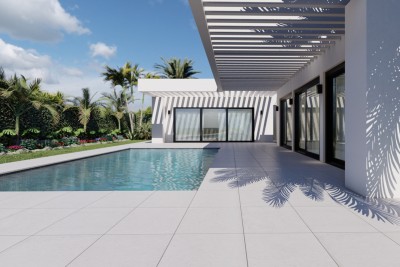 Nybyggda, enplansvillor med 4 sovrum vid Mijas