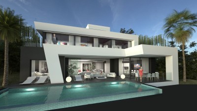 Nybyggd villa med 4 sovrum och 4,5 badrum i Valle Romano, Estepona