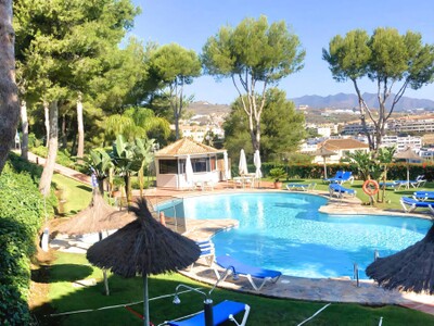 Two bedroom garden apartment for sale in Miraflores Mijas Costa del Sol