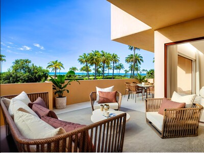 Advance notice, luxury renovated 3-bedroom apartment on the beach at Costalita on Estepona's New Golden Mile