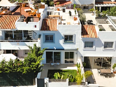 3-bedroom renovated townhouse for sale in Marbella's Golf Valley, Nueva Andalucia on the Costa del Sol