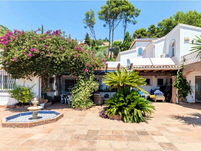Character family villa with sea views on the hillside close to Mijas Pueblo, Costa del Sol