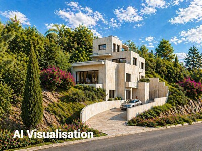 Building plot and project at Puerto del Almendro, Benahavís