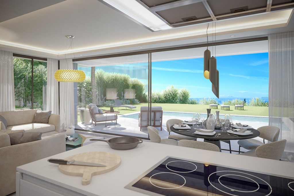 Aquamarina living room views