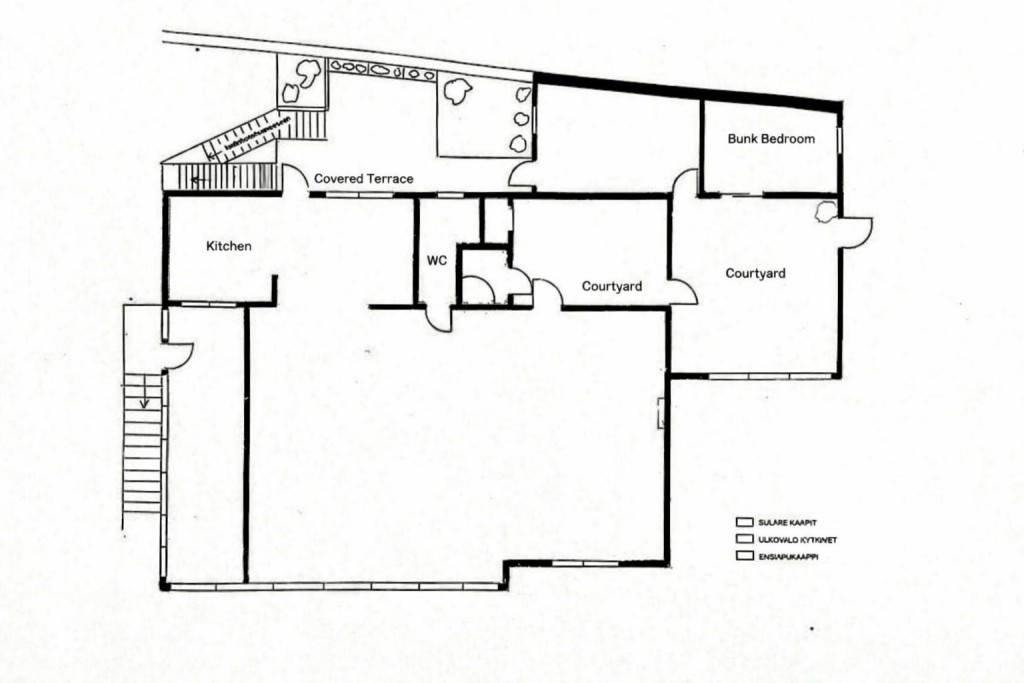 Upper floor layout