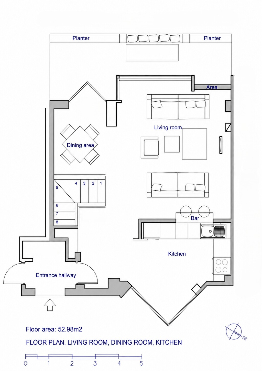 Living room floor