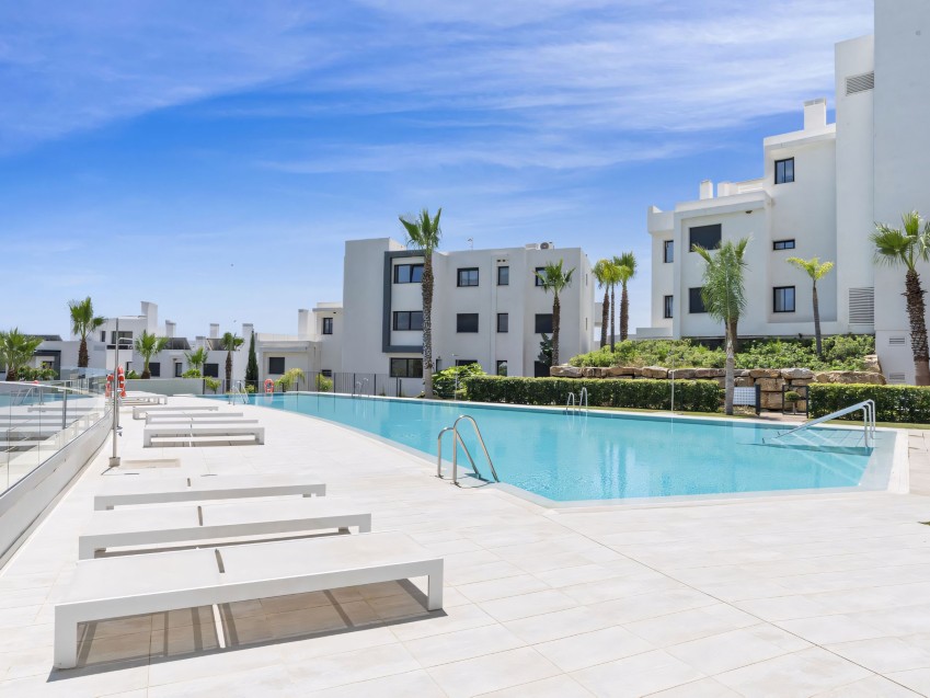 Mirador del Golf Estepona Golf Lägenhet Modern trädgårdslägenhet med 2 sovrum i Mirador del Golf, Estepona Golf på Costa del Sol.